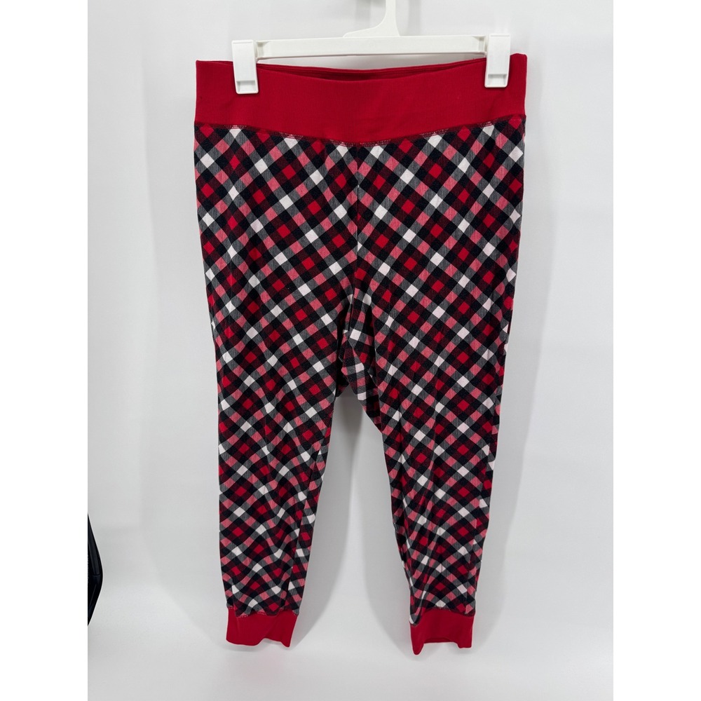 Sleep by Cacique Red Black White Plaid Pajama Pants Lounge Bottoms Size 18 20